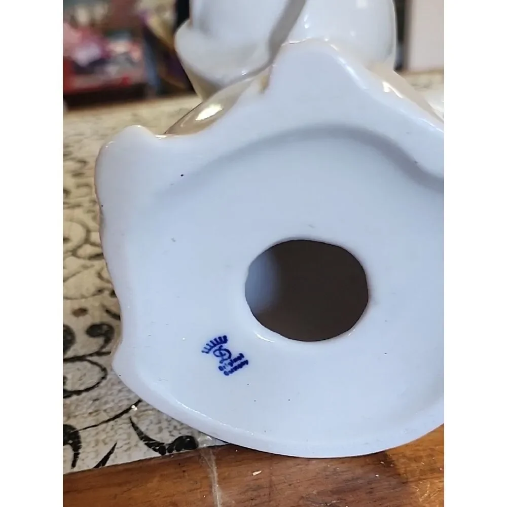 Dresden German Porcelain  Angel  Candle Holder